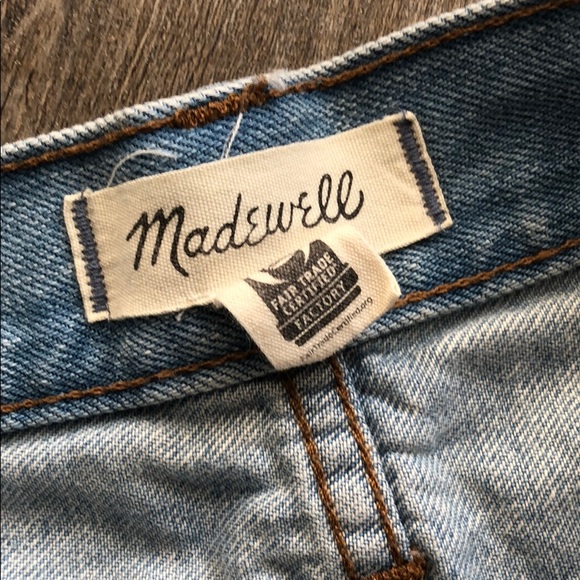 Madewell Rigid A-Line Denim Mini Skirt Size 24 - Picture 4 of 5